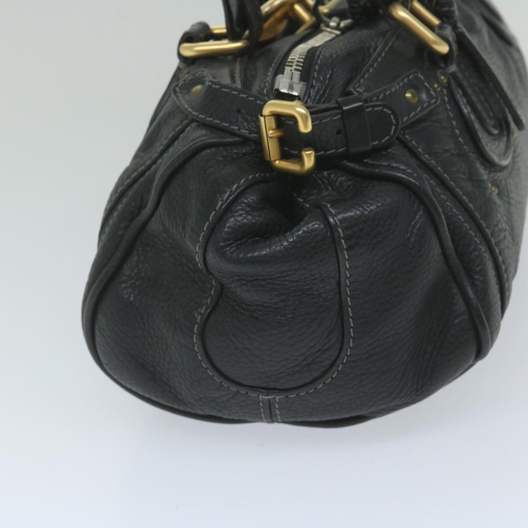 Chloe Paddington Shoulder Bag Leather Black tb918