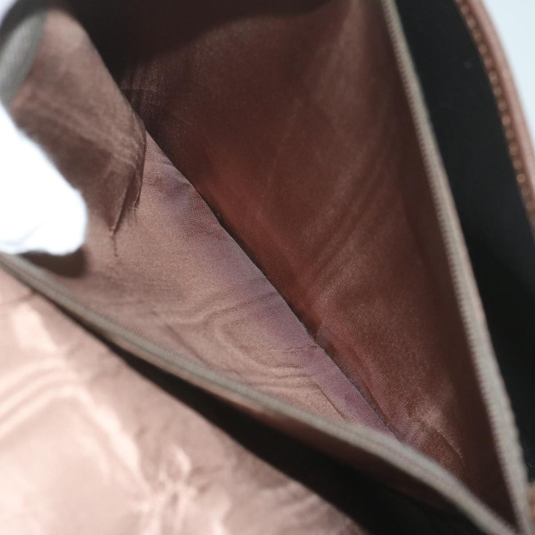 BurberrySs Nova Check Shoulder Bag Canvas Brown Auth th4326