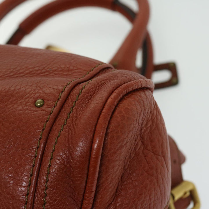 Chloe Paddington Shoulder Bag Leather Brown 01 10 51 5276 th4598