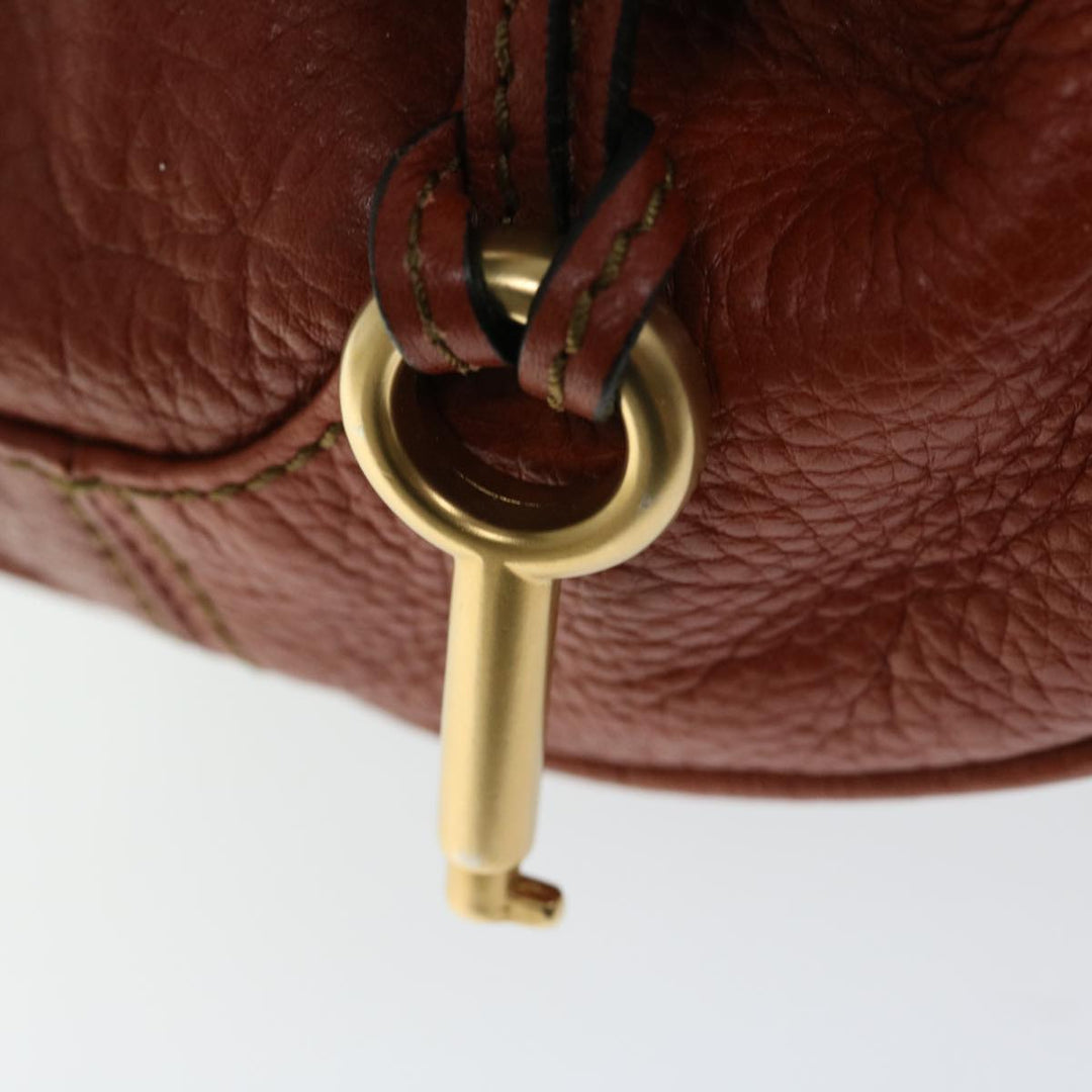 Chloe Paddington Shoulder Bag Leather Brown 01 10 51 5276 th4598