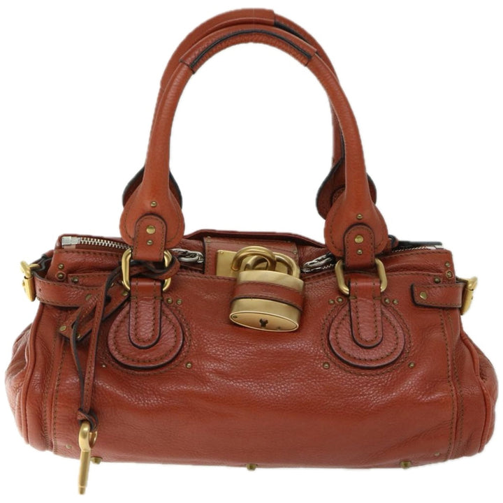 Chloe Paddington Shoulder Bag Leather Brown 01 10 51 5276 th4598