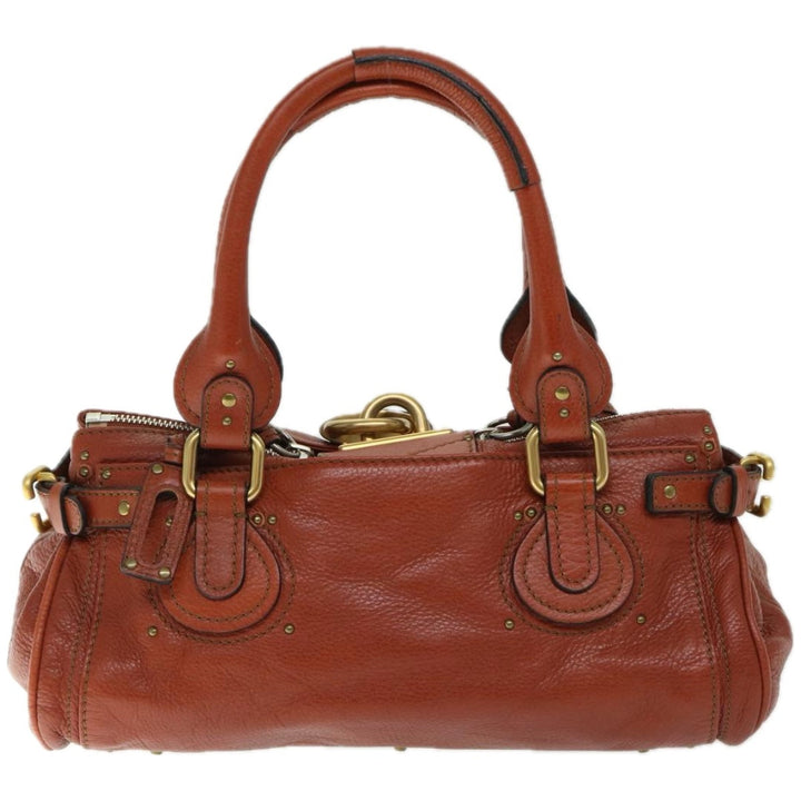 Chloe Paddington Shoulder Bag Leather Brown 01 10 51 5276 th4598