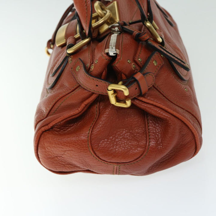 Chloe Paddington Shoulder Bag Leather Brown 01 10 51 5276 th4598
