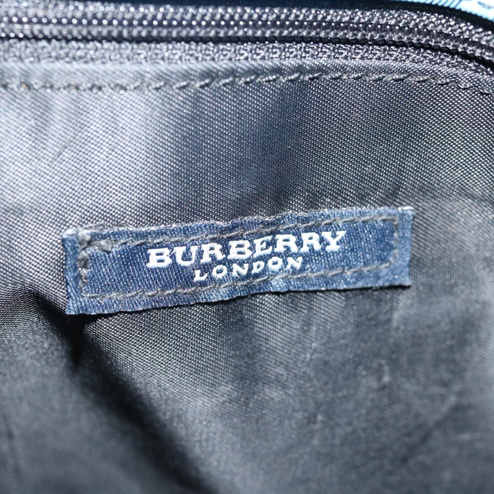 Burberry Nova Check Tote Bag Nylon Blue Auth th4791
