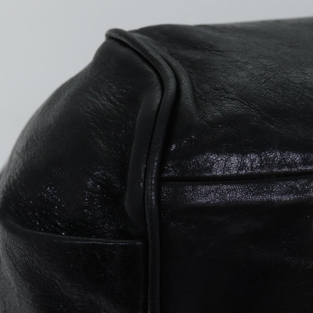 Chloe Etel Hand Bag Leather 2way Black 01 13 50 65 th4975