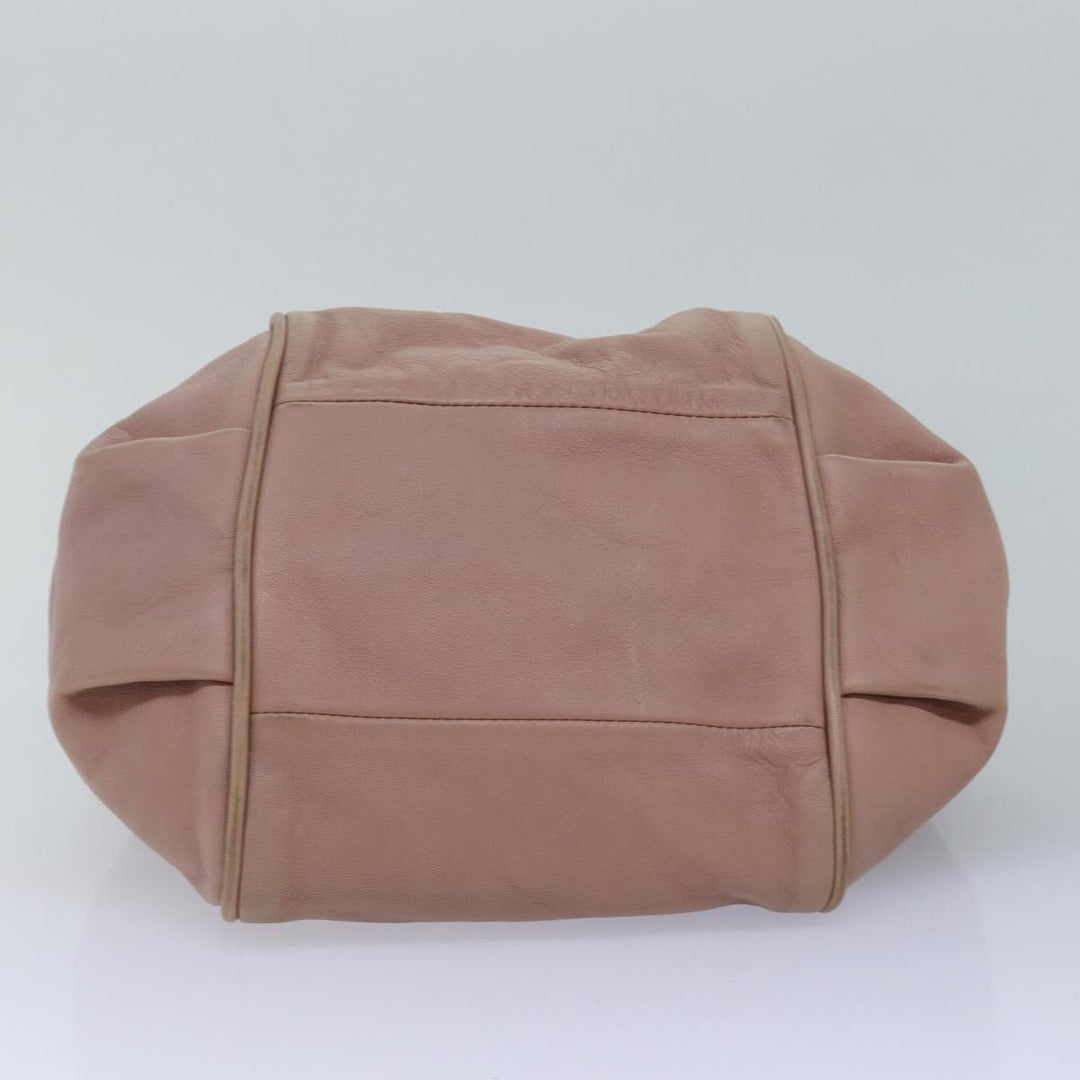 Chloe Etel Hand Bag Leather 2way Pink 04 12 50 65 th5018