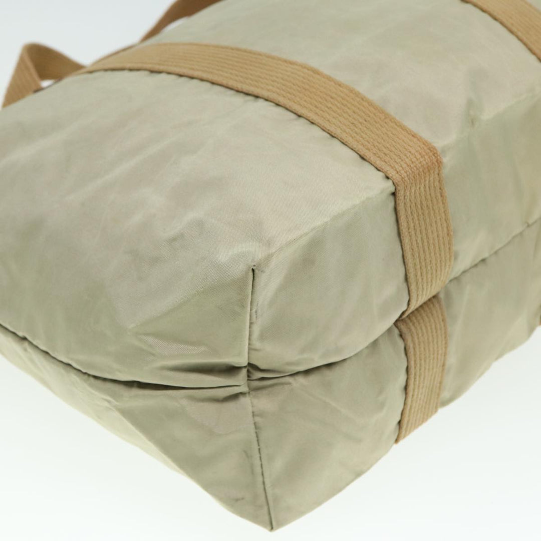 CHRISTIAN Top quality Dior Tote Bag Nylon Beige Auth th5100