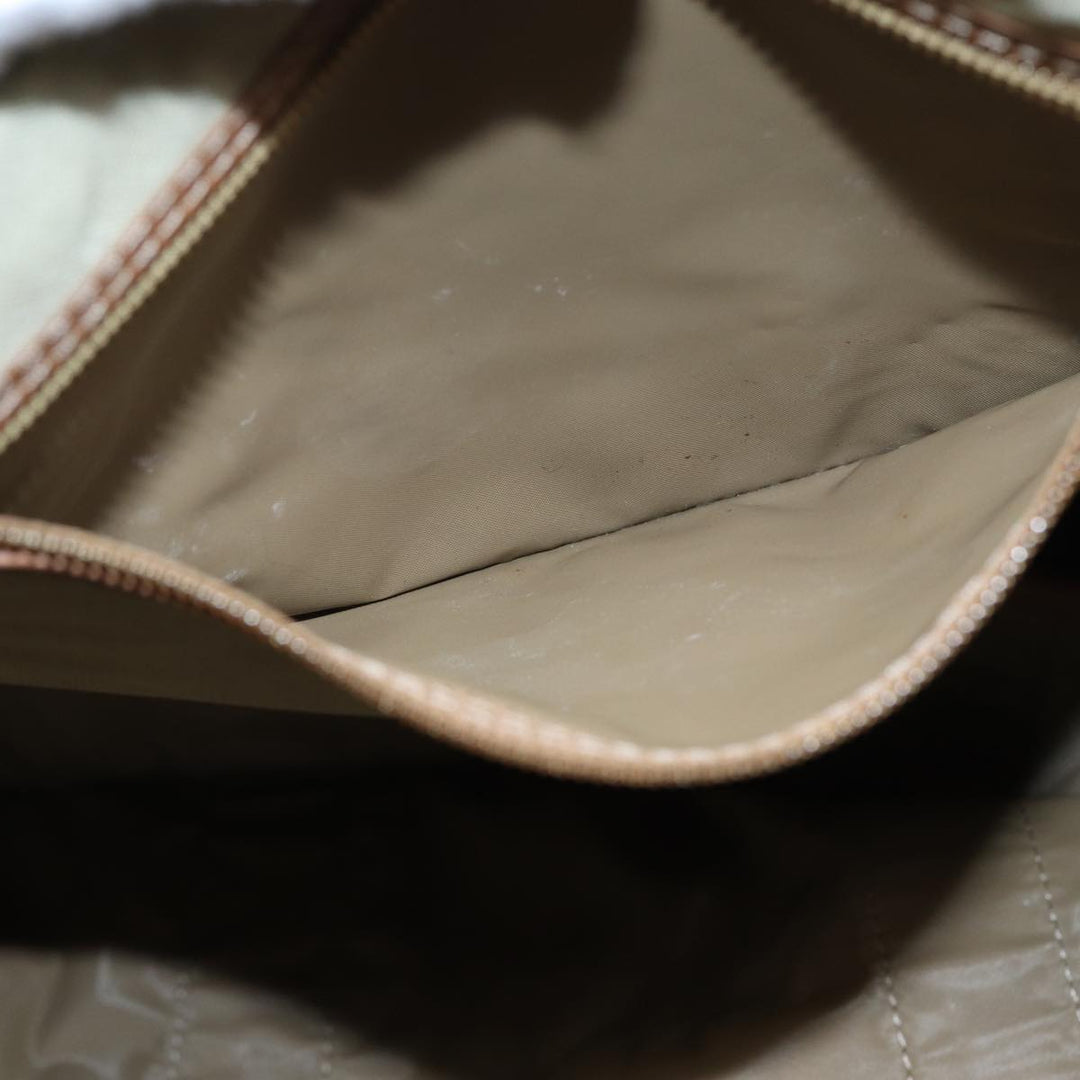 CHRISTIAN Top quality Dior Tote Bag Nylon Beige Auth th5100