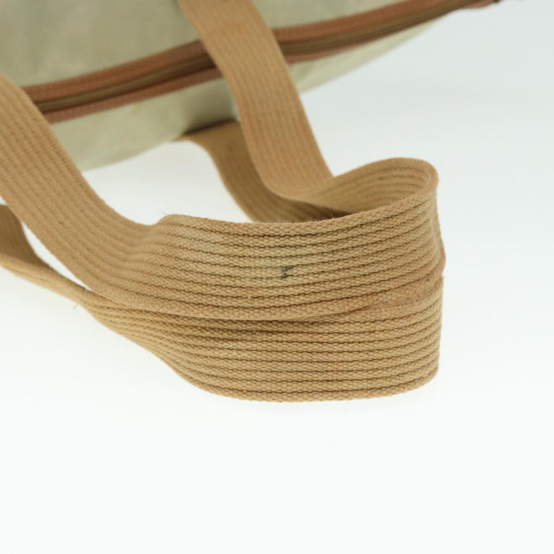 CHRISTIAN Top quality Dior Tote Bag Nylon Beige Auth th5100