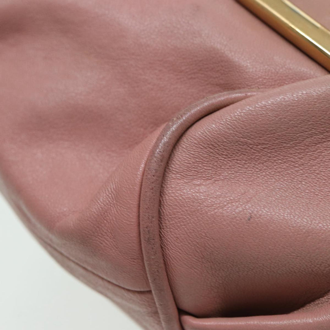 Chloe Hand Bag Leather 2way Pink th5192