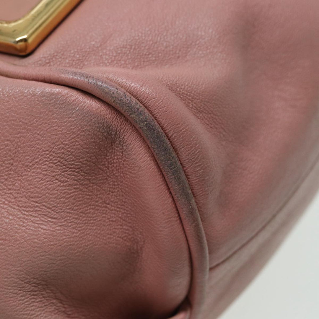 Chloe Hand Bag Leather 2way Pink th5192