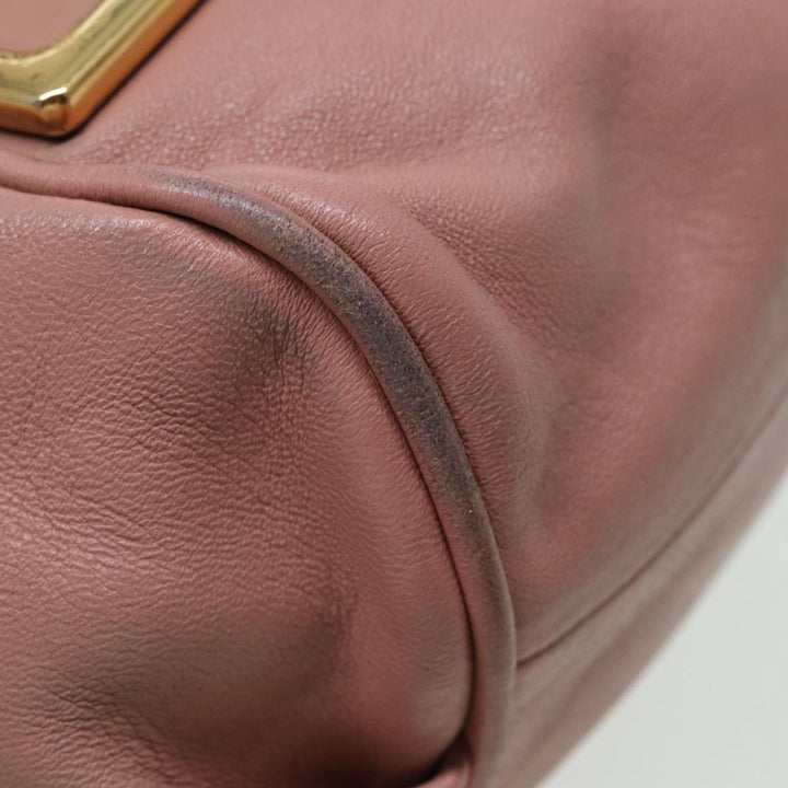 Chloe Hand Bag Leather 2way Pink th5192