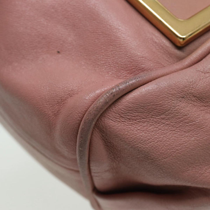 Chloe Hand Bag Leather 2way Pink th5192