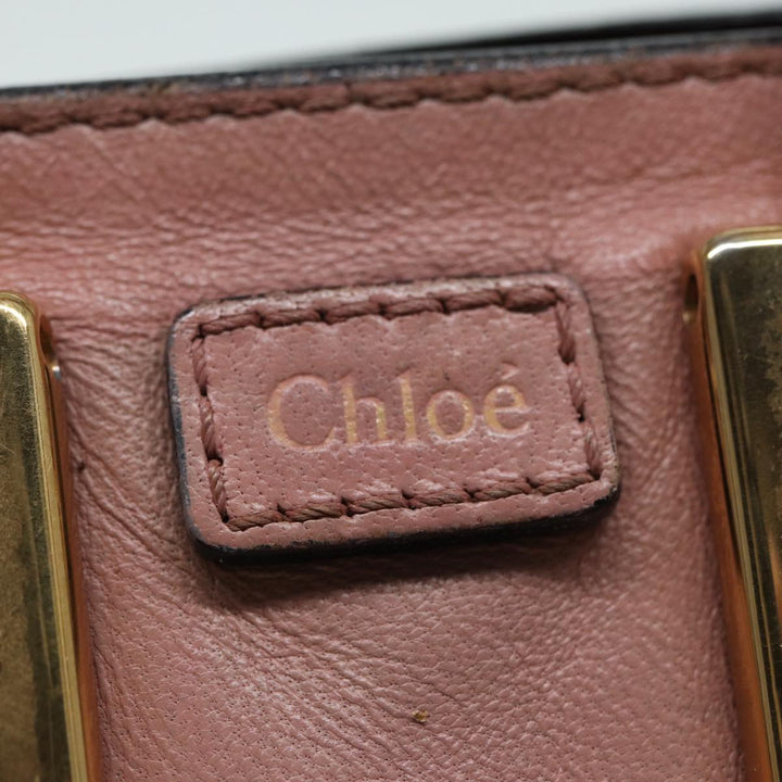 Chloe Hand Bag Leather 2way Pink th5192
