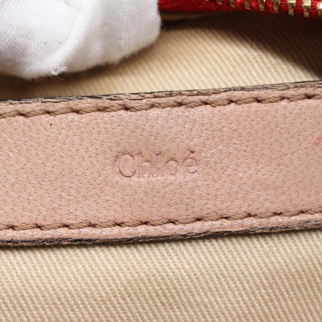Chloe Hand Bag Leather 2way Pink th5192