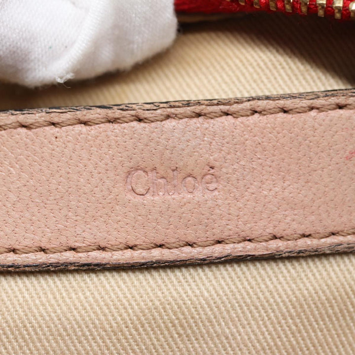 Chloe Hand Bag Leather 2way Pink th5192