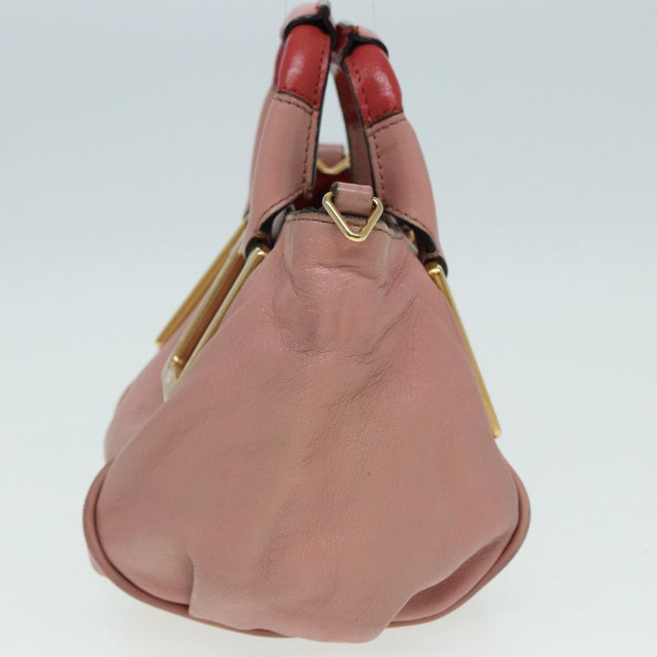 Chloe Hand Bag Leather 2way Pink th5192