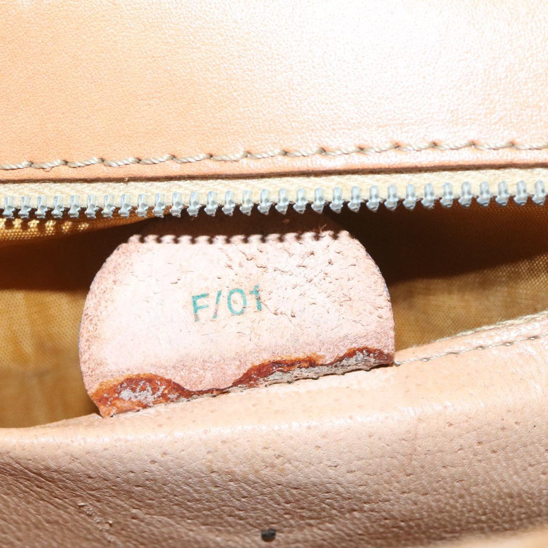 Celine Horse Carriage Macadam Canvas Shoulder Bag Brown  fm673