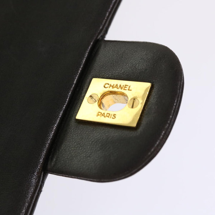 Top Quality Chanel Classic Matelasse 25 Chain New Shoulder Bag Lamb Skin Black Auth 29962A