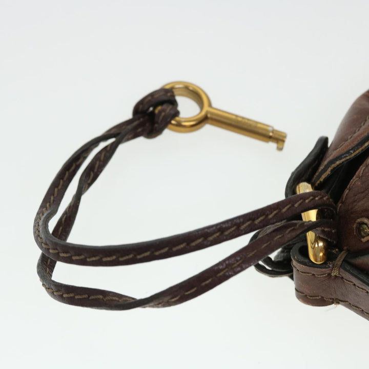 Chloe Paddington Hand Bag Leather Brown 02-06-53 ti1053