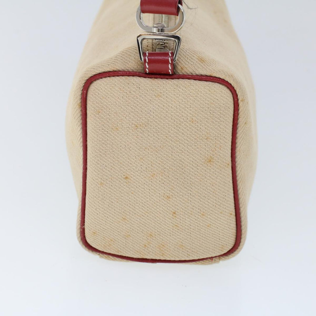 Burberry Blue Label Shoulder Bag Canvas Beige Auth ti1213