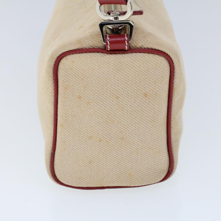 Burberry Blue Label Shoulder Bag Canvas Beige Auth ti1213