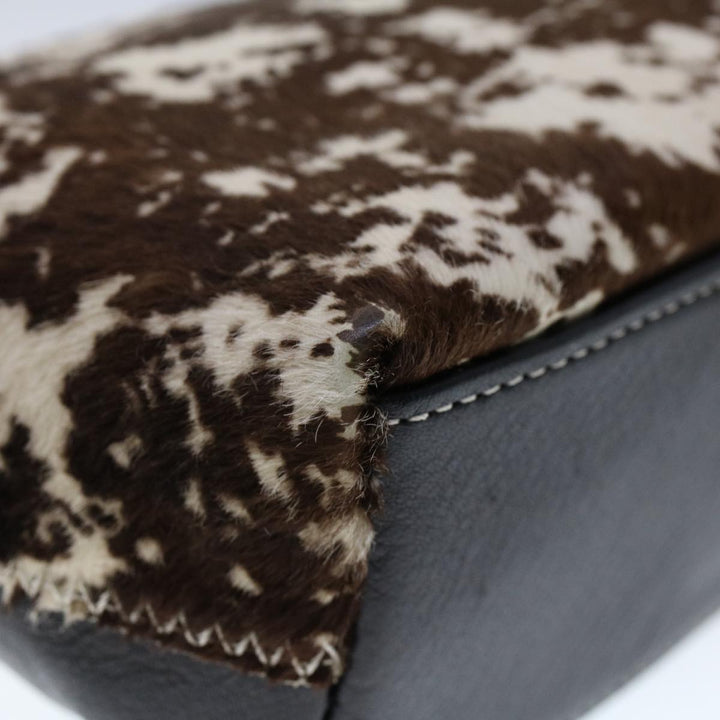 Burberry Blue Label Shoulder Bag Harako leather Brown Auth ti1215