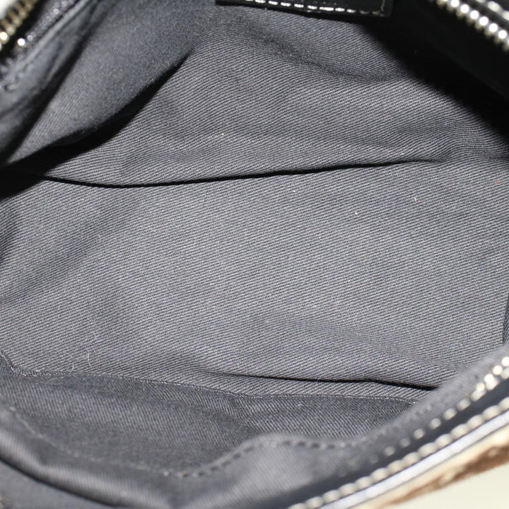 Burberry Blue Label Shoulder Bag Harako leather Brown Auth ti1215