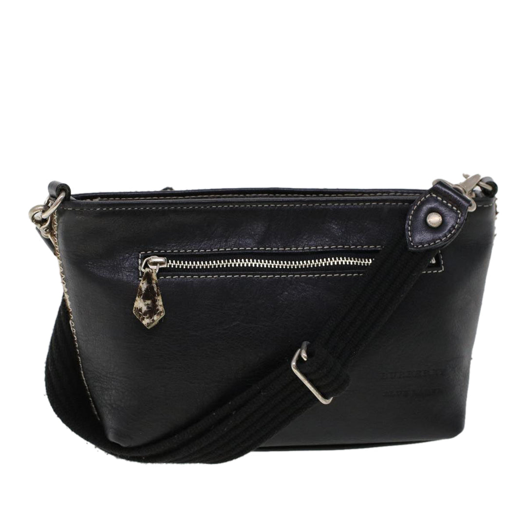 Burberry Blue Label Shoulder Bag Harako leather Brown Auth ti1215