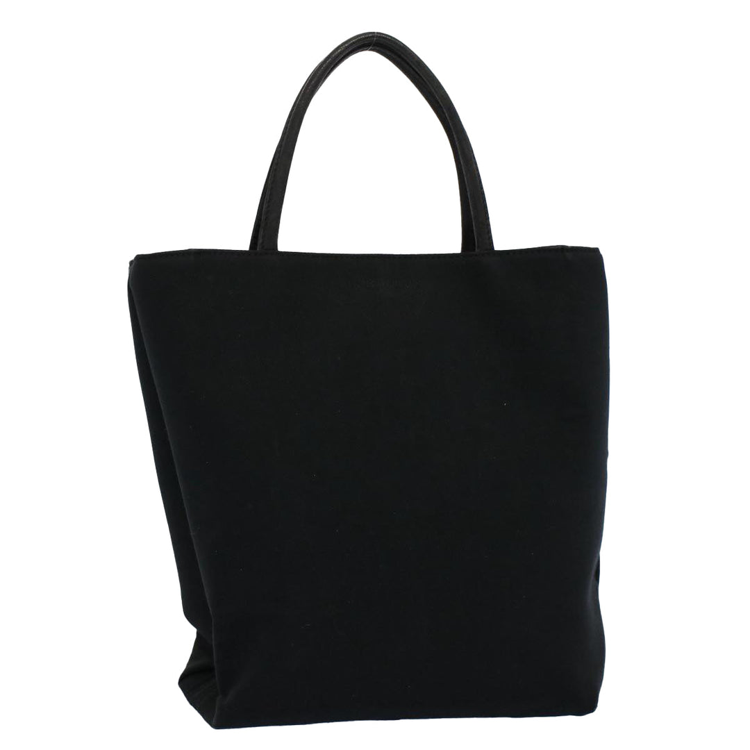 Burberry Tote Bag Canvas Black Auth ti1239