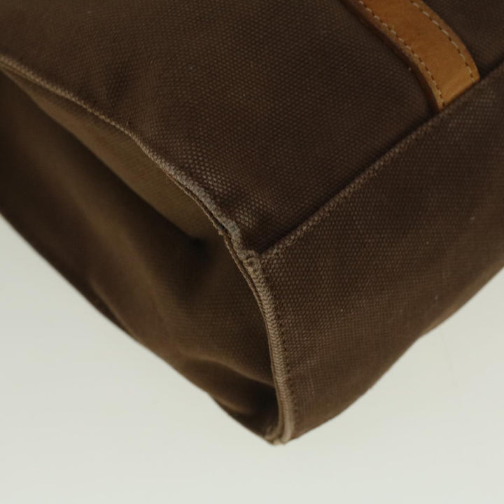 BurberrySs Blue Label Tote Bag Canvas Leather Brown Auth ti1321