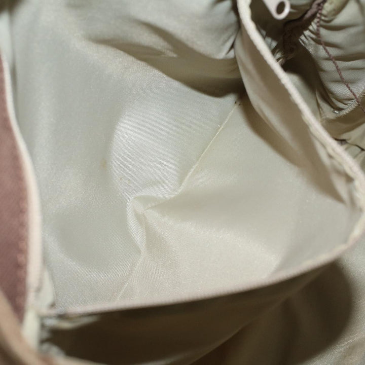 BurberrySs Blue Label Tote Bag Canvas Leather Brown Auth ti1321