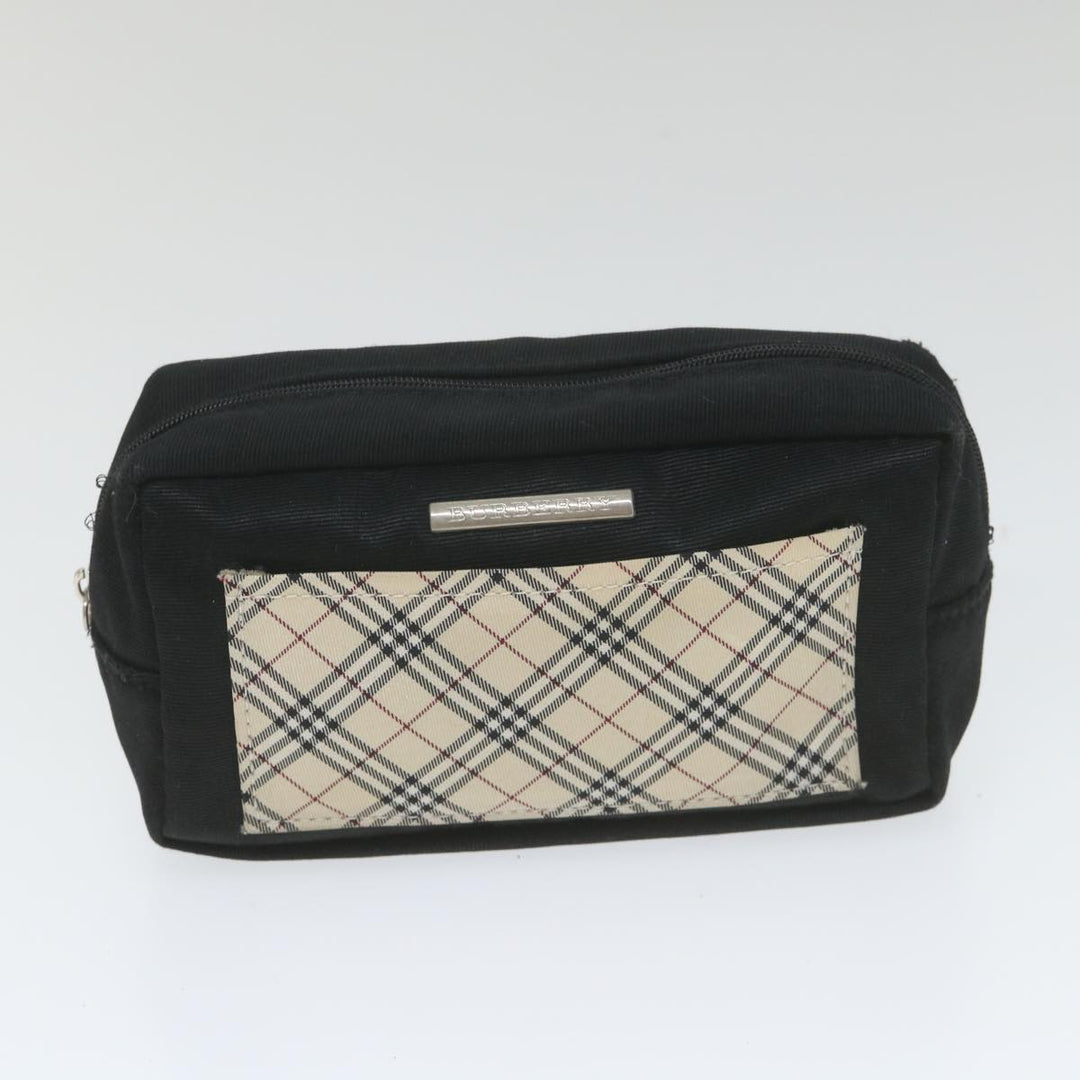 Burberry Nova Check Hand Bag Nylon 2Set Orange Beige Auth ti1324