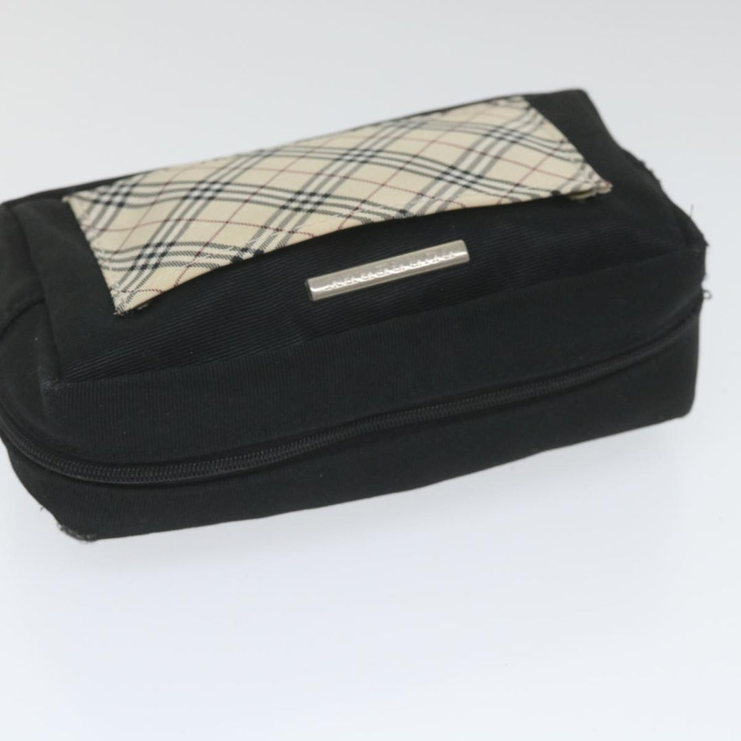 Burberry Nova Check Hand Bag Nylon 2Set Orange Beige Auth ti1324