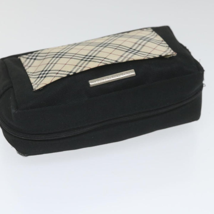 Burberry Nova Check Hand Bag Nylon 2Set Orange Beige Auth ti1324