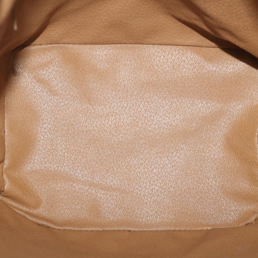 Celine Shoulder Bag Leather Beige  ti1364