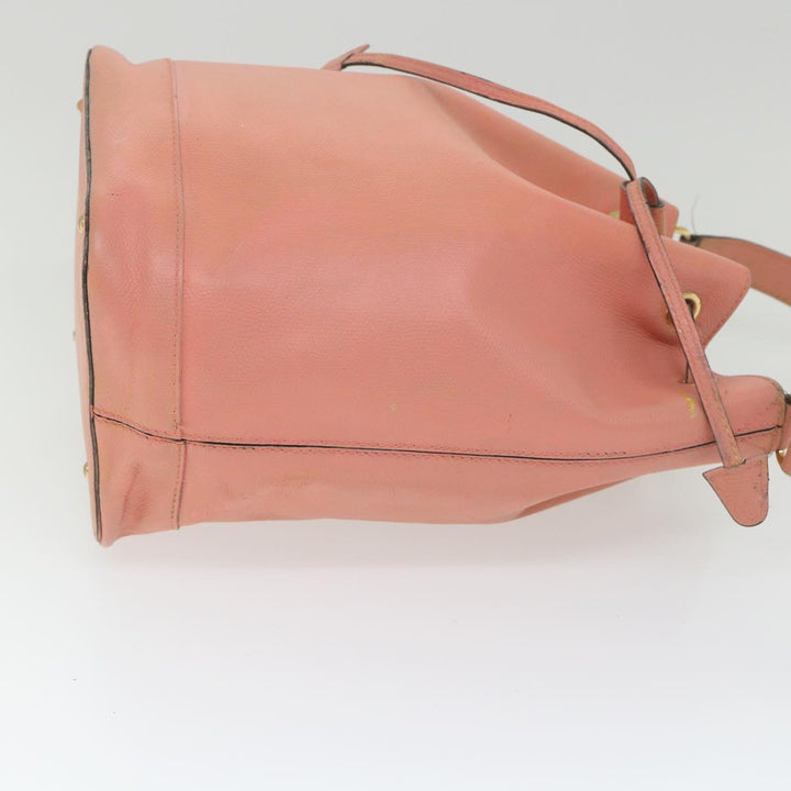 Celine Shoulder Bag Leather Beige  ti1364