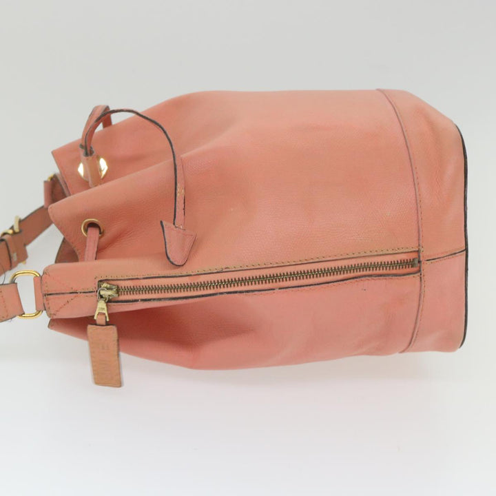 Celine Shoulder Bag Leather Beige  ti1364