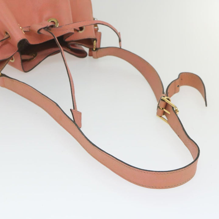 Celine Shoulder Bag Leather Beige  ti1364