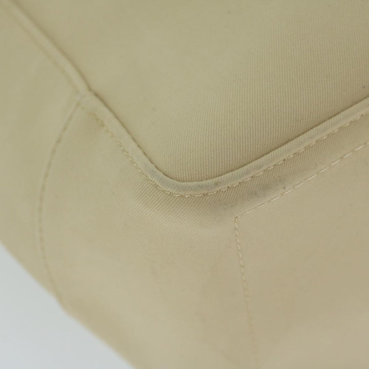 BURBERRY Tote Bag Canvas Beige Auth ti1379
