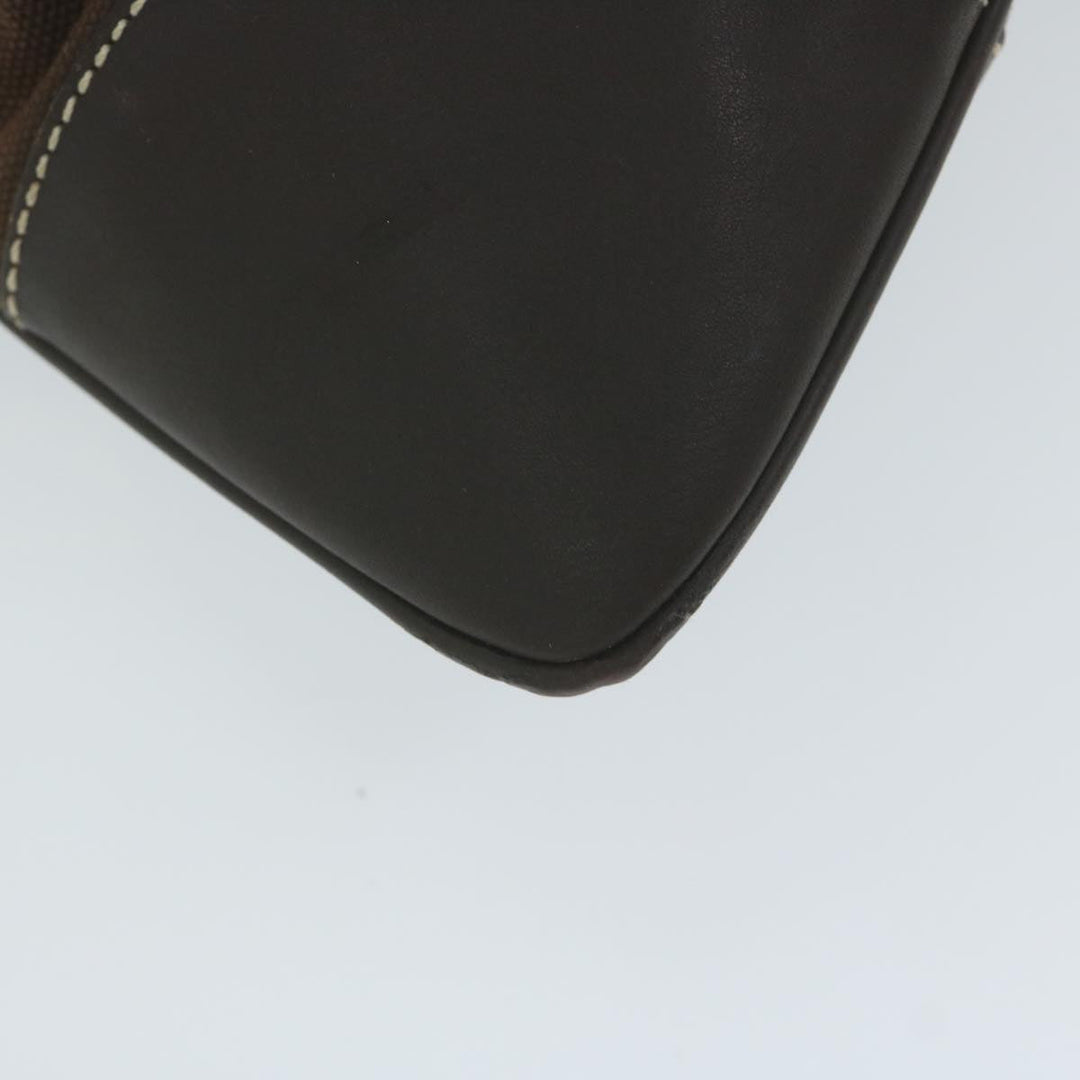Burberry Blue Label Shoulder Bag Canvas Brown Auth ti1380
