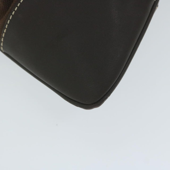 Burberry Blue Label Shoulder Bag Canvas Brown Auth ti1380