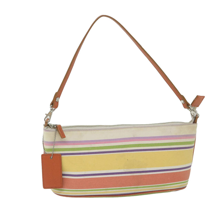 Burberry Blue Label Shoulder Bag Canvas Multicolor Auth ti1389