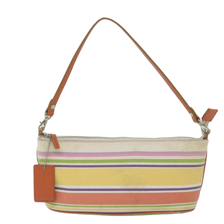 Burberry Blue Label Shoulder Bag Canvas Multicolor Auth ti1389