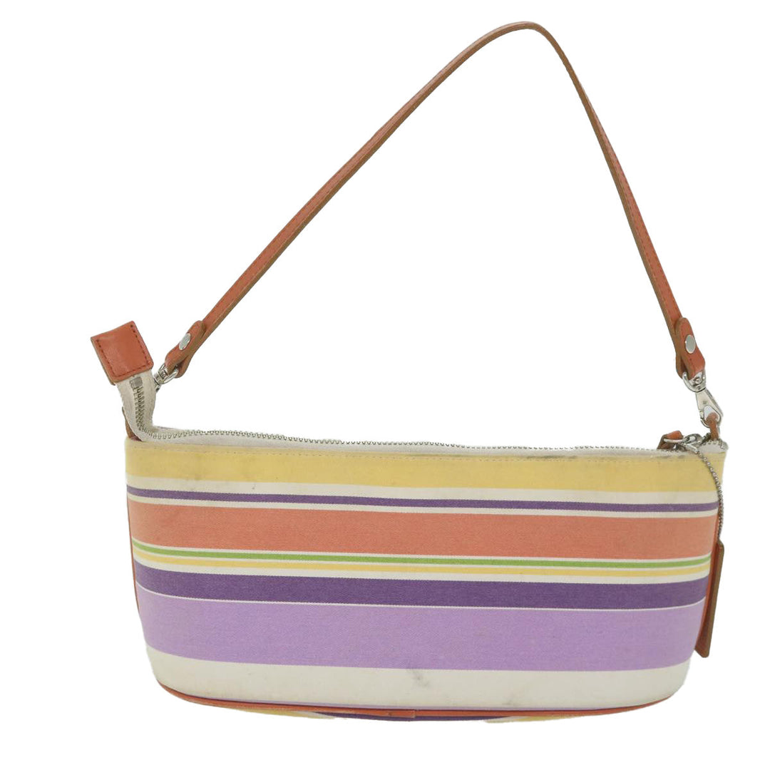 Burberry Blue Label Shoulder Bag Canvas Multicolor Auth ti1389