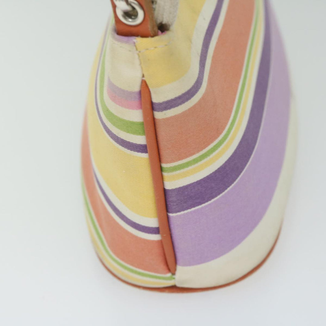 Burberry Blue Label Shoulder Bag Canvas Multicolor Auth ti1389