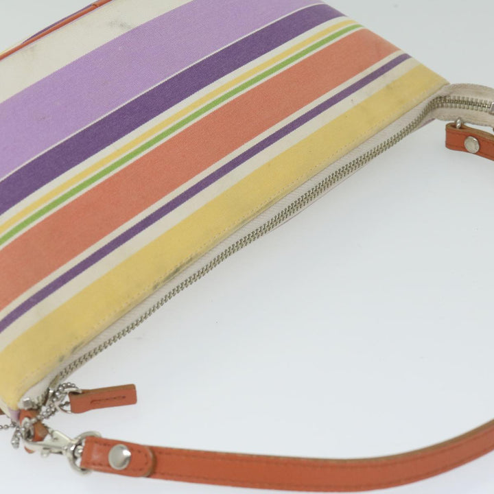 Burberry Blue Label Shoulder Bag Canvas Multicolor Auth ti1389