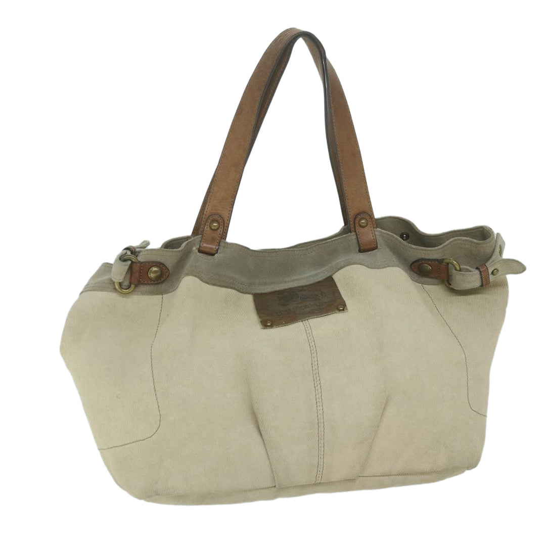 Top Quality Burberry Blue Label Tote Bag Canvas Beige Auth ti1476