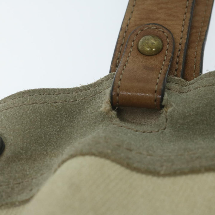 Top Quality Burberry Blue Label Tote Bag Canvas Beige Auth ti1476
