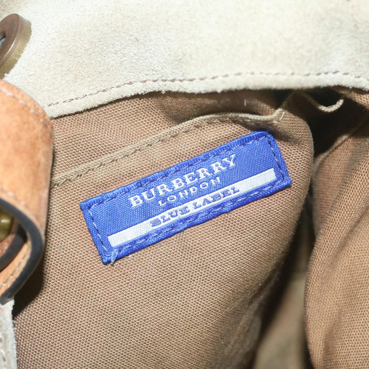 Top Quality Burberry Blue Label Tote Bag Canvas Beige Auth ti1476